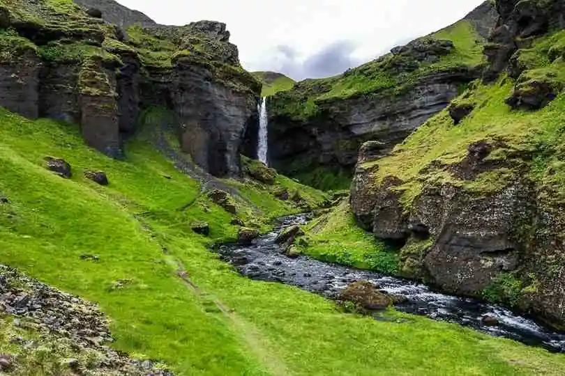 Kvernufoss Waterfall Hike In South Iceland