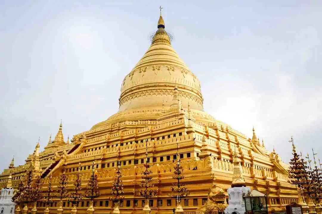 Shwezigon Pagoda – Golden Temple In Bagan, Myanmar